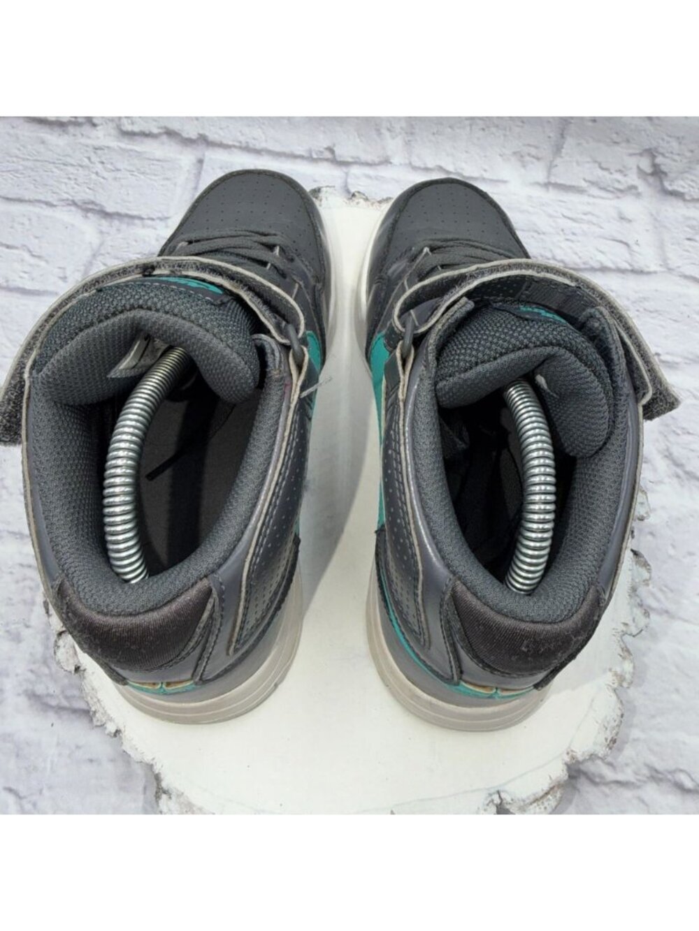 Nike SB Mogan Mid Kids Size 6Y Shoes Gray Blue Pink Sneakers 645025-036 - Picture 5 of 8